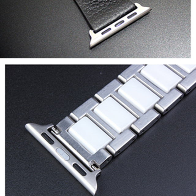 Pasek złączowy ze stali nierdzewnej 1:1 dla Apple Watch Band, 10 sztuk w partii - 38mm/40mm/42mm/44mm - Wianko - 25