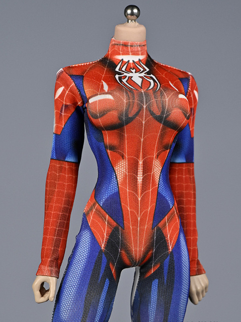 1/6 Figurka akcji Spider Woman z czarnymi rajstopami 3D - dla kolekcjonerów i fanów militarnej tematyki - Wianko - 5