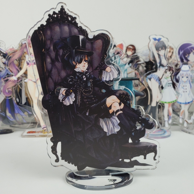 Figurka akcji Anime Ciel Phantomhive Sebastian Michaelis Butler Acrylic Stand Decorative Collectible Doll Gift - Wianko - 7