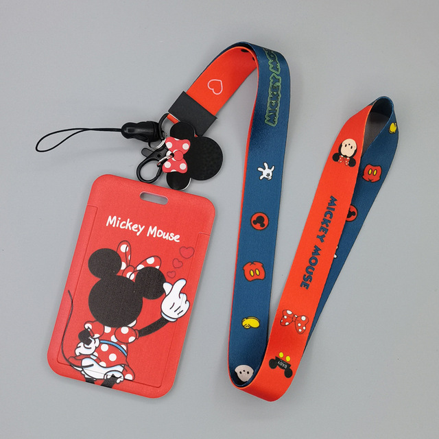 Myszka Miki Disneya - mrożona karta pcv z animowanym rysunkiem Minnie, do zawieszenia na smyczy - prezent dla studenta - Wianko - 6