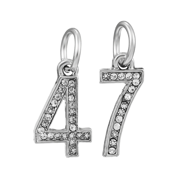 Koraliki Charm w stylu Fit DIY, srebrne z numerem serii 45-89 - na bransoletkę i naszyjnik dla kobiet i mężczyzn - Wianko - 5