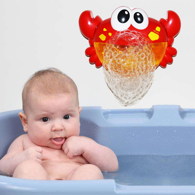 Zabawka kąpielowa dla dzieci - Wanienka z zabawnym krabem, muzyką i maszyną do baniek mydlanych - Wianko - 6