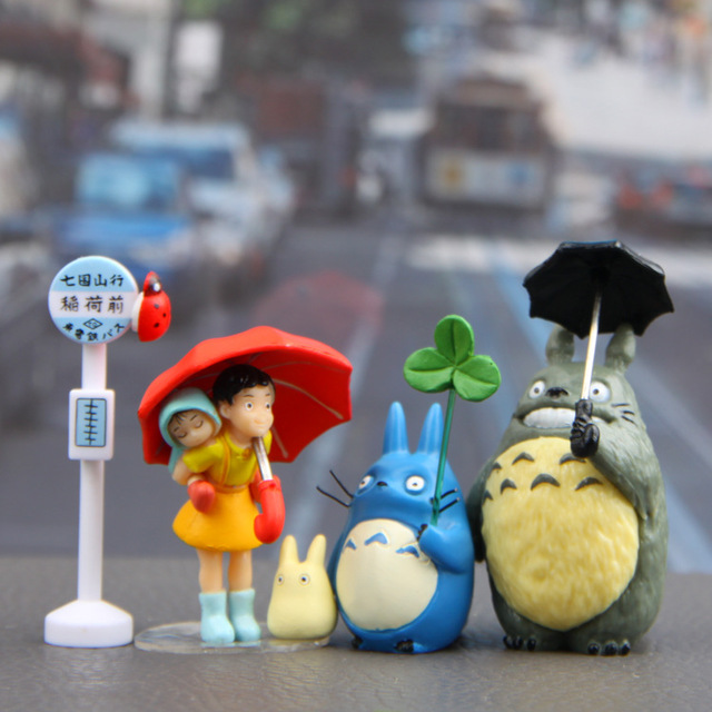 Totoro Figurka Zabawka Anime Hayao Miyazaki - Mei, Autobus, Krajobraz, Prezent Dla Dzieci - Wianko - 2