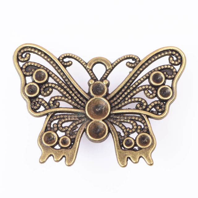 Dekoracyjne charmsy Metal Tiger Croc do butów - skrzydła, oczy, motyl, liść, pieniądze - dla dzieci - Wianko - 26