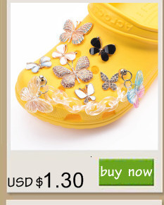 Dekoracyjne charmsy Metal Tiger Croc do butów - skrzydła, oczy, motyl, liść, pieniądze - dla dzieci - Wianko - 6