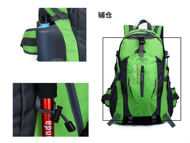 Campingowy plecak wodoodporny trekkingowy 40L dla mężczyzn i kobiet - Wianko - 14