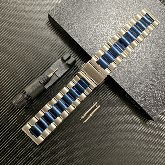 Pasek stalowy ze stali nierdzewnej do zegarka Huami Amazfit Bip, kompatybilny z Amazfit Lite/S/U, szerokość 20/22mm - Wianko - 4