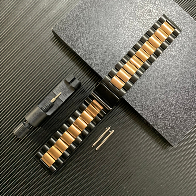 Pasek stalowy ze stali nierdzewnej do zegarka Huami Amazfit Bip, kompatybilny z Amazfit Lite/S/U, szerokość 20/22mm - Wianko - 8