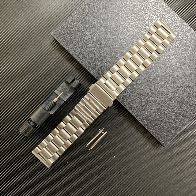 Pasek stalowy ze stali nierdzewnej do zegarka Huami Amazfit Bip, kompatybilny z Amazfit Lite/S/U, szerokość 20/22mm - Wianko - 2