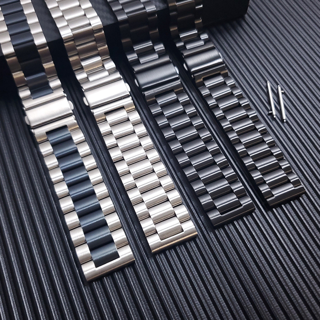 Pasek stalowy ze stali nierdzewnej do zegarka Huami Amazfit Bip, kompatybilny z Amazfit Lite/S/U, szerokość 20/22mm - Wianko - 12