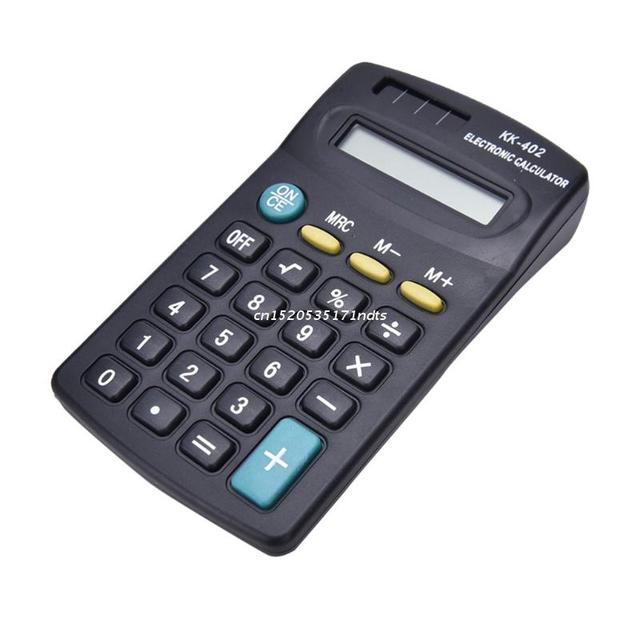 Kalkulator pulpitowy finansowy zasilany baterią - 8 cyfrowy mini elektroniczny narzędzie - Wianko - 8