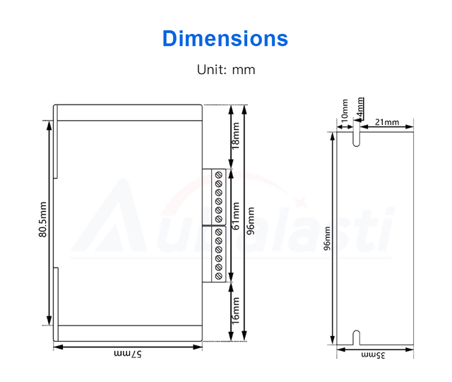 Sterownik silnika krokowego Aubalasti TB6600 Nema17/Nema23 4.0A 0-42VDC – do 3D drukarek i grawerek CNC - Wianko - 2