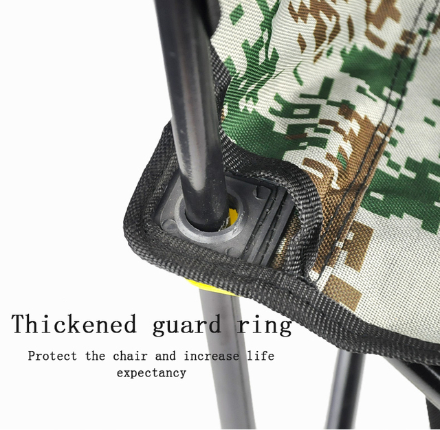 Składane krzesło wędkarskie z aluminium - Mocne łożysko, uchwyt na wędkę, wielofunkcyjne - Wianko - 21