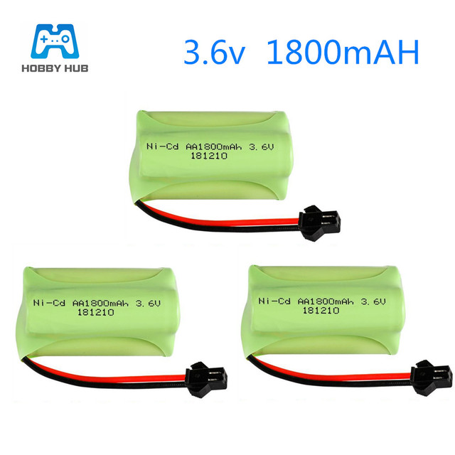 NI-CD 3.6V 1800mAh AA baterie (2/3/4 sztuki) do zabawek RC oświetlenia elektrycznego - Wianko - 4