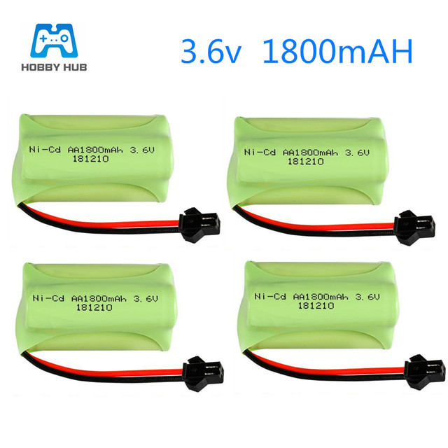 NI-CD 3.6V 1800mAh AA baterie (2/3/4 sztuki) do zabawek RC oświetlenia elektrycznego - Wianko - 5