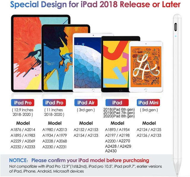 Aktywny rysik dla iPad odrzucający dłoń - Apple Touch Pencil 2, kompatybilny z iPadami: Pro 11, Pro 12.9 (2021, 2020, 2019, 2018), oraz Air 4 - Wianko - 12