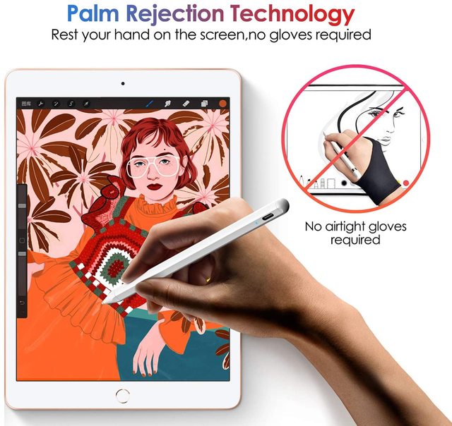 Aktywny rysik dla iPad odrzucający dłoń - Apple Touch Pencil 2, kompatybilny z iPadami: Pro 11, Pro 12.9 (2021, 2020, 2019, 2018), oraz Air 4 - Wianko - 14