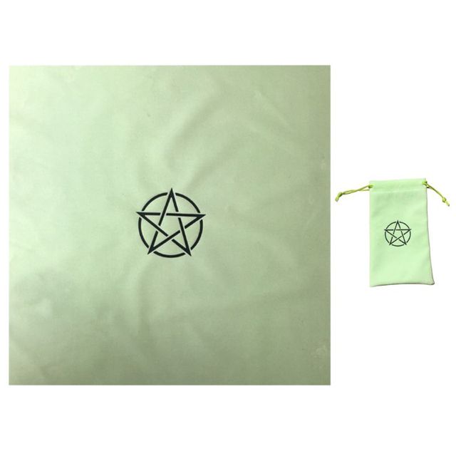 Obrus z torbą aksamitne ołtarze Tarots Pentagram - Wianko - 9