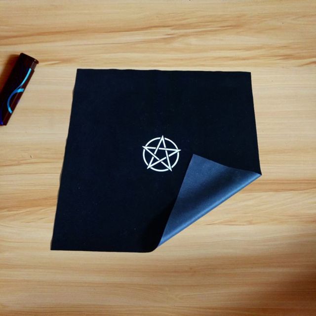 Obrus z torbą aksamitne ołtarze Tarots Pentagram - Wianko - 4