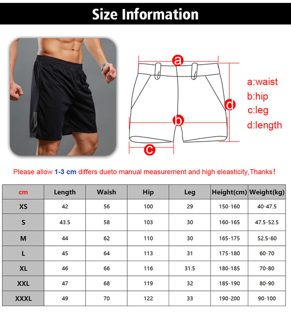 Męskie spodnie do biegania - oddychające, krótkie, czarne, 100% poliester - Wianko - 1