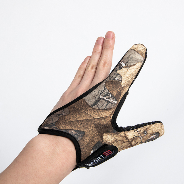 Rękawice wędkarskie leworęczne, antypoślizgowe, 2 palce, indeks Protector Fingertip - Wianko - 5