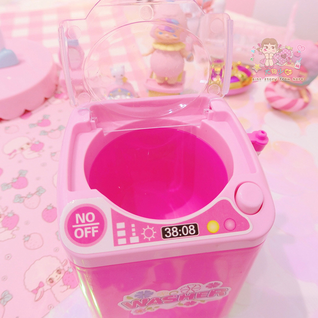 Elektryczny różowy minipędzelek do czyszczenia makijażu - Wianko - 3