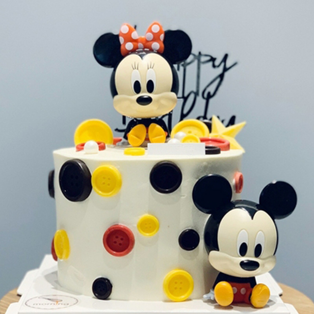 Ozdoba do pieczenia ciasta Disney Mickey Mouse Minnie - ozdoba na wierzch tortu urodziny dziecka decoupage prezent - Wianko - 9