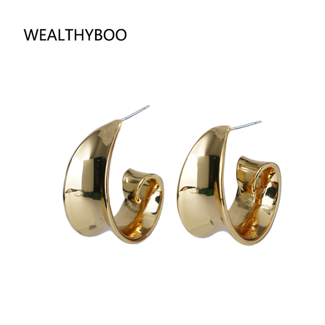 Podwójne kolczyki z metalową obręczą i kryształowymi strasami w kształcie literki C, ozdobione mini perłami, dla kobiet - Wianko - 19