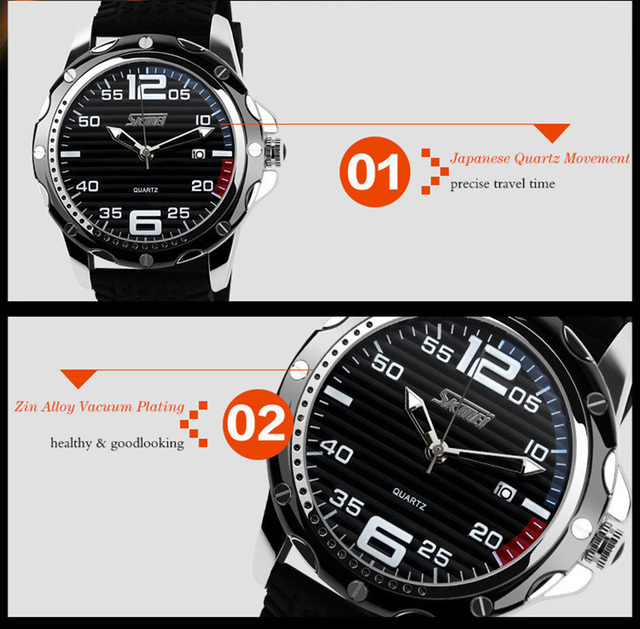 Zegarek męski z kalendarzem i zwykłym wyglądem, wodoodporny do 30M, idealny do biznesu i sportu - Wianko - 5