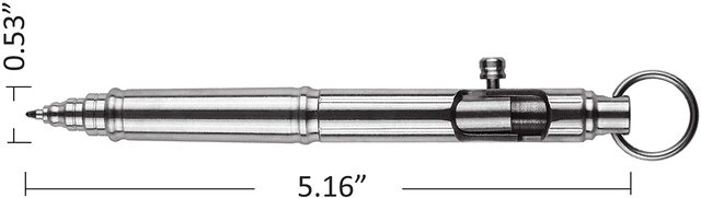 SMOOTHERPRO Heavy Duty śruba ze stali nierdzewnej Action Pen dla drżenia i artretycznych rąk - wzór wojskowy (SS258) - Wianko - 4