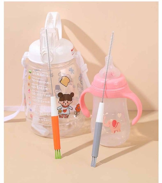 Kreatywna wielofunkcyjna szczotka do czyszczenia butelek dla niemowląt - Wianko - 12