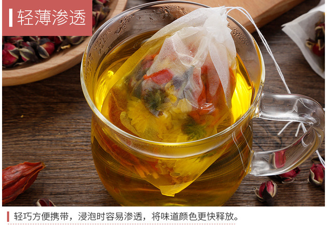 100 sztuk jednorazowych torebek do herbaty Food Grade o wymiarach 5x7cm/6x8cm z filtrem Heal Seal - Wianko - 5