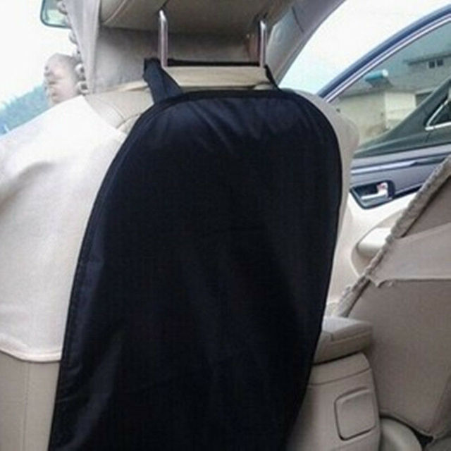 Ochronna mata na siedzenie samochodu dla dzieci - Kick Clean Pad Anti, czarna - Wianko - 2