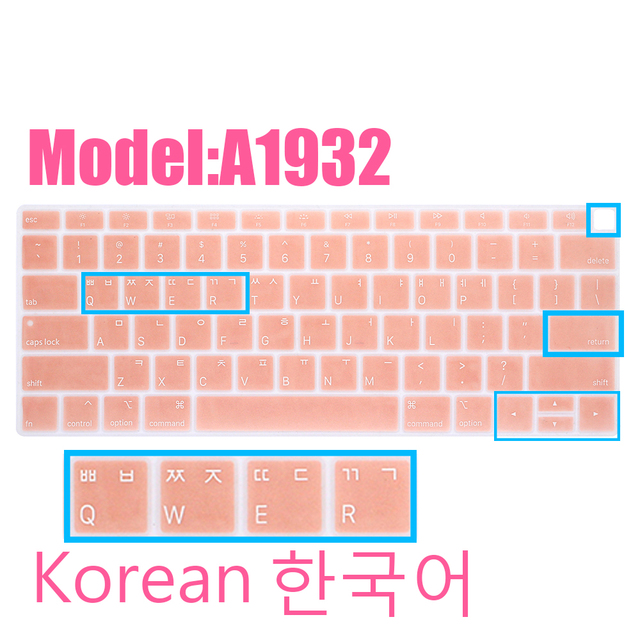 Koreańska folia ochronna klawiatury do Apple Macbook Air13 A1932 (2018-19) - Wianko - 21