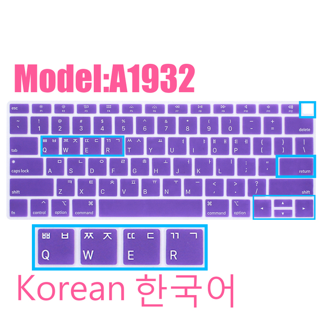 Koreańska folia ochronna klawiatury do Apple Macbook Air13 A1932 (2018-19) - Wianko - 20