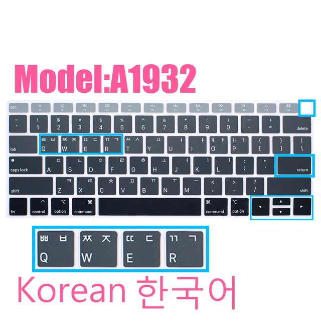 Koreańska folia ochronna klawiatury do Apple Macbook Air13 A1932 (2018-19) - Wianko - 16