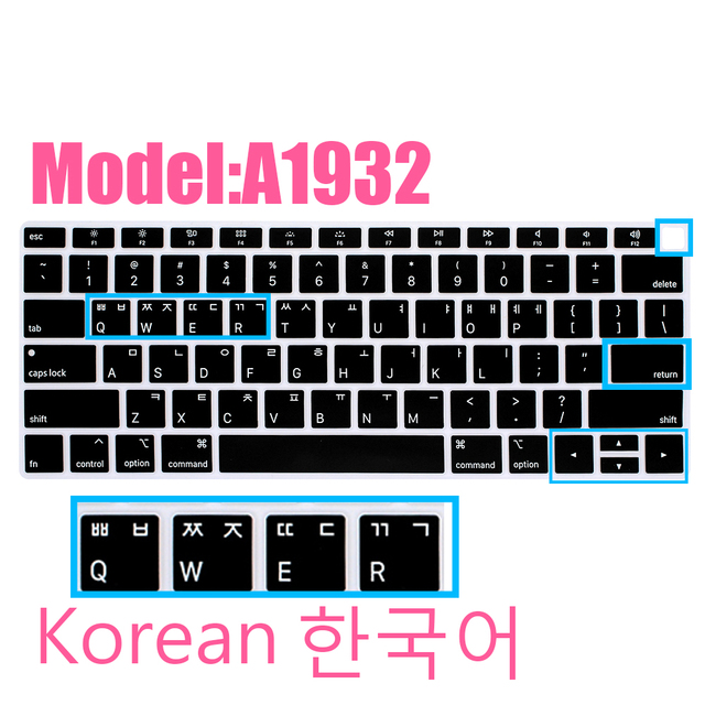 Koreańska folia ochronna klawiatury do Apple Macbook Air13 A1932 (2018-19) - Wianko - 22