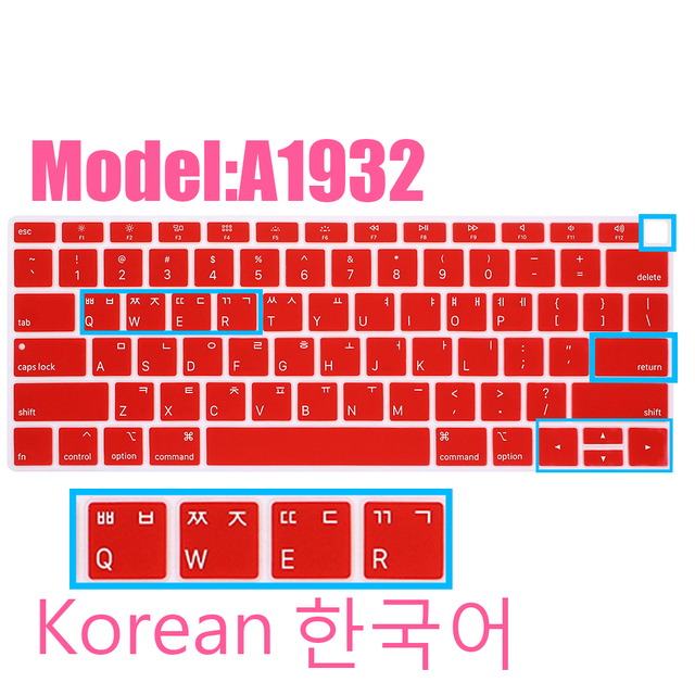 Koreańska folia ochronna klawiatury do Apple Macbook Air13 A1932 (2018-19) - Wianko - 18