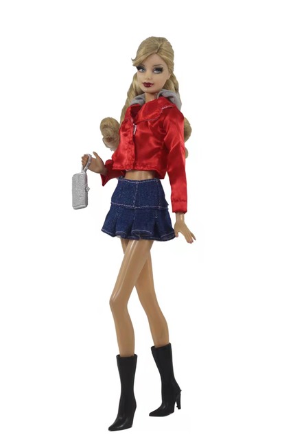 Koszula bluzka i spodnie 1/6 BJD dla lalki Barbie - zestaw ubrań na akcesoria Barbie - Wianko - 13