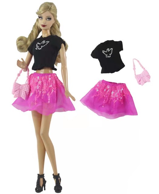 Koszula bluzka i spodnie 1/6 BJD dla lalki Barbie - zestaw ubrań na akcesoria Barbie - Wianko - 26