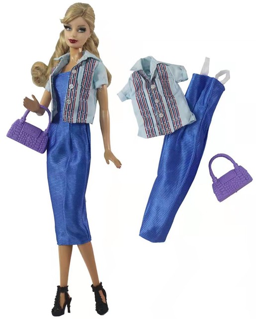 Koszula bluzka i spodnie 1/6 BJD dla lalki Barbie - zestaw ubrań na akcesoria Barbie - Wianko - 17