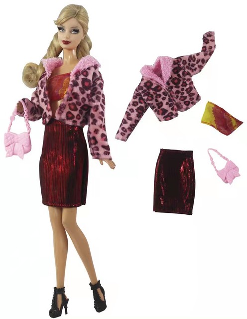 Koszula bluzka i spodnie 1/6 BJD dla lalki Barbie - zestaw ubrań na akcesoria Barbie - Wianko - 15