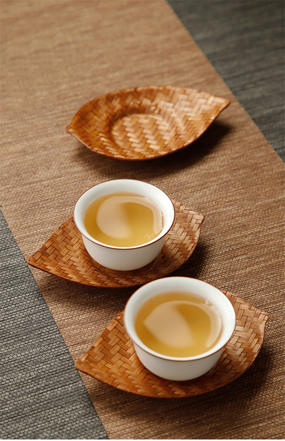 Bambusowa podkładka na kubek do herbaty japońskiej z izolacją termiczną - zestaw do herbaty Kung Fu - Wianko - 5