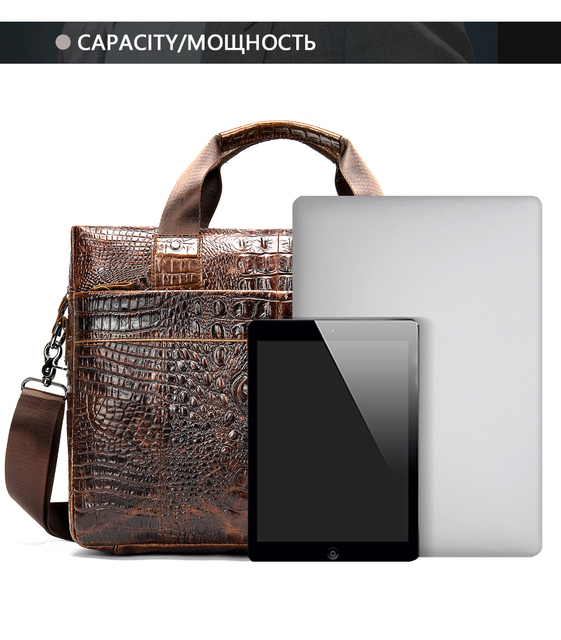 Męska torba z naturalnej skóry MVA+ na laptop - skórzane, biurowe - Wianko - 29
