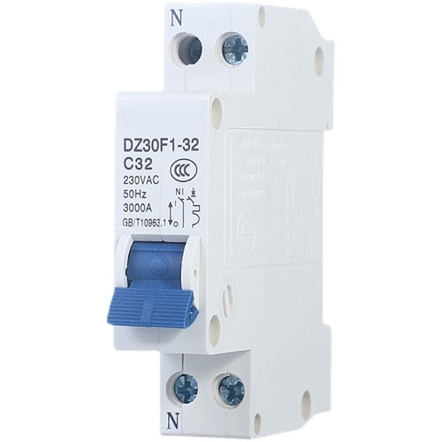 Wyłącznik instalacyjny DPN mini DZ30-32 1P + N 6-32A 220-230V 50-60Hz wyłącznik na szynę DIN RCBO - Wianko - 1