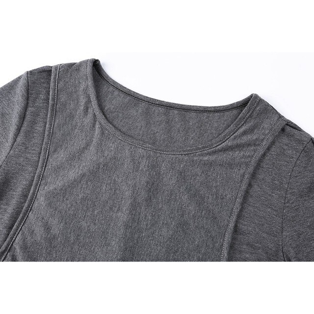 Majtki T-shirt z krótkim rękawem dla kobiet w ciąży i karmiących piersią - Wianko - 6
