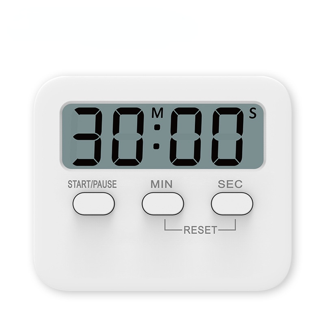Minutnik kuchenny LCD z funkcją odliczania magnetycznym zegarem i przypomnieniem temperatury - Wianko - 1