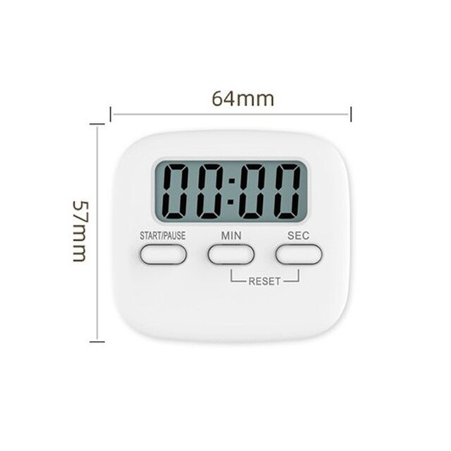 Minutnik kuchenny LCD z funkcją odliczania magnetycznym zegarem i przypomnieniem temperatury - Wianko - 9