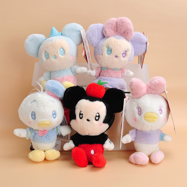 Pluszowa lalka Mickey Minnie Kaczor Donald Disney Dream - urocza torba wisiorek brelok dla par Ornament - Wianko - 2