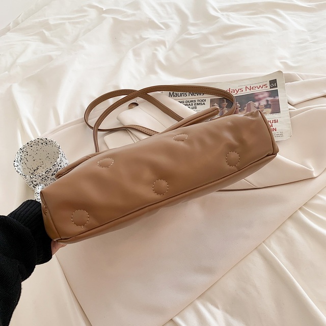 Torebka damska projektanta Revit na ramię, wykonana z luksusowej skóry Pu, wyściełana modnymi łańcuchami, duża crossbody torba z kosmiczną bawełną, 2021 Sac - Wianko - 19